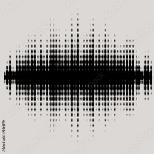 Vector sound waves set. Audio equalizer technology, pulse musical. Vector illustration of music pattern and texture