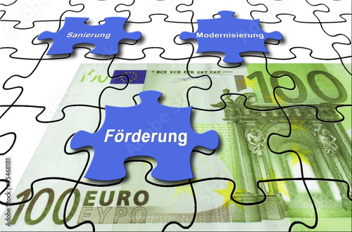 Förderung 17 / Puzzle 100-Euro-Schein 