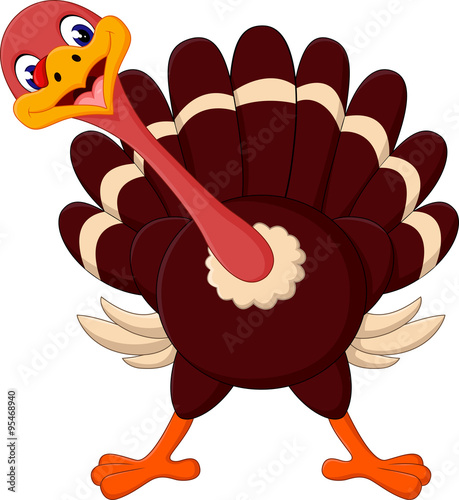 cute Cartoon turkey of illustration
