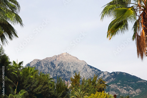 View of the Mount Tahtali, located near Kemer,Turkey.
