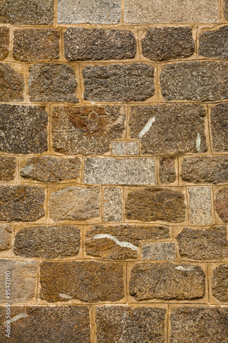 Stone wall as background