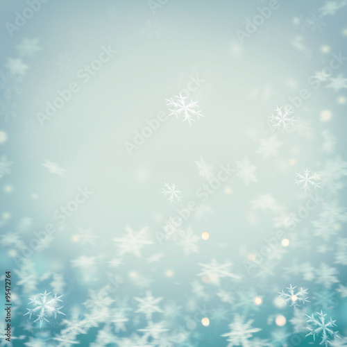 Abstract winter snow background © Floydine