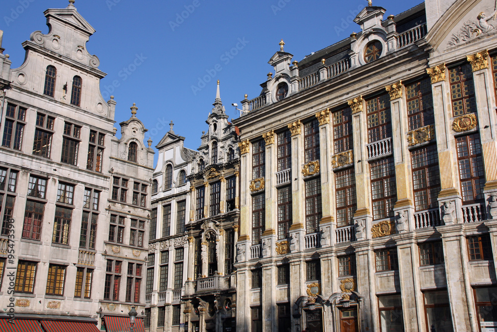 Bruxelles, Maison des Ducs de Brabant aux colonnes dorées