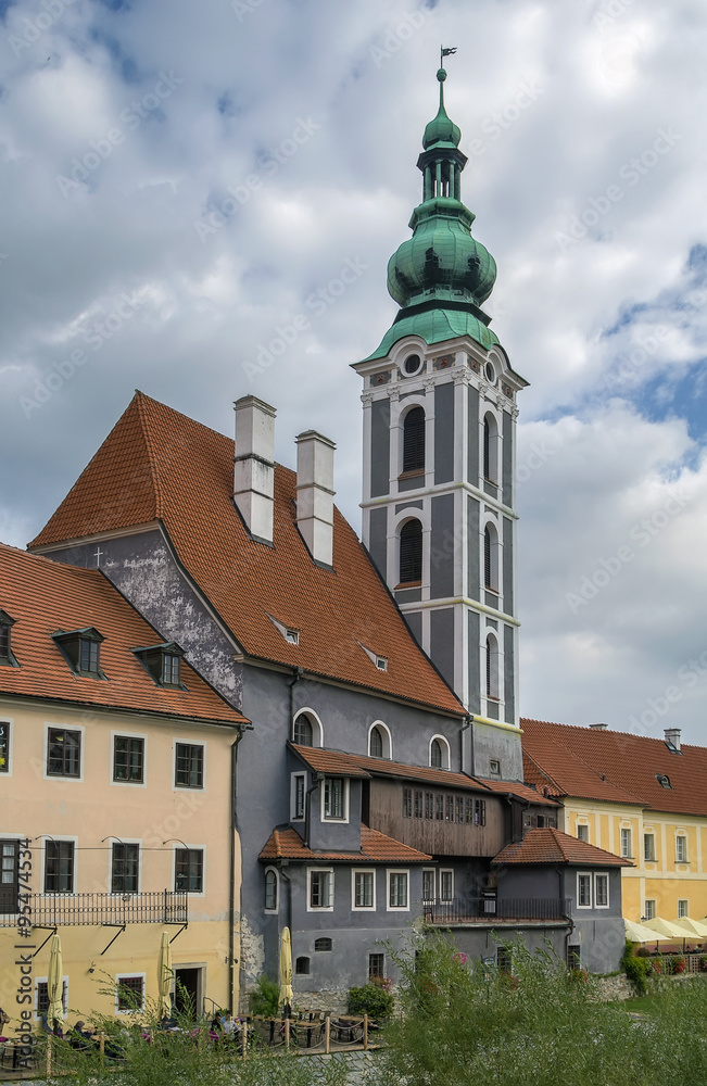 Obraz premium St. Jost Church in Cesky Krumlov