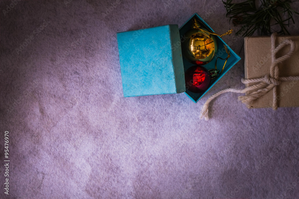 Obraz premium Gift boxes for New Year.