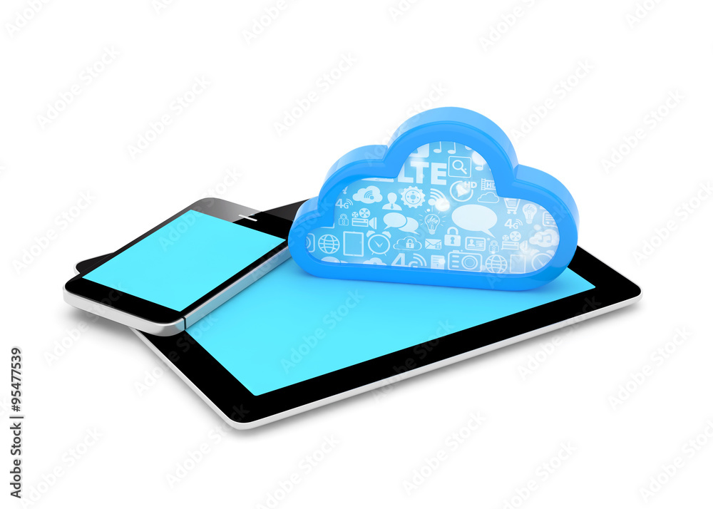 tablet pc, smart phone and cloud tablet pc, smart phone and cloud