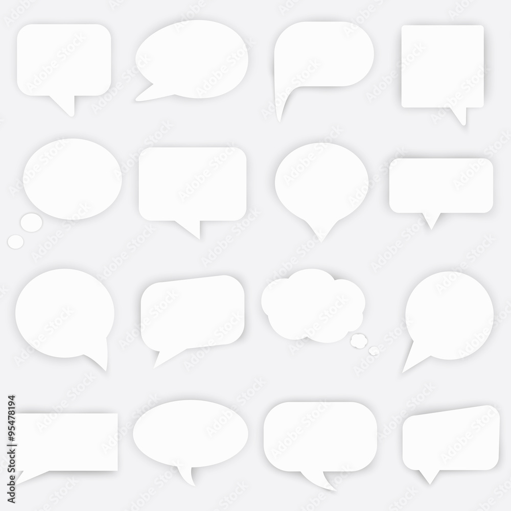 Speech bubbles