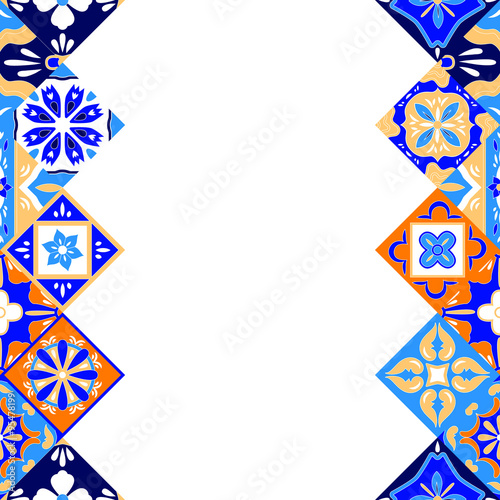 Mexican stylized talavera t...