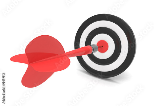arrow darts in target