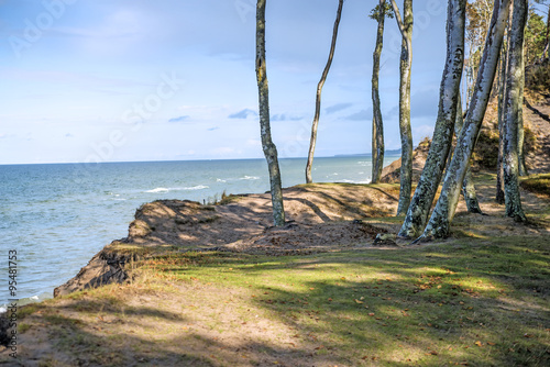 Strand der Ostsee in Orzechowo, Polen