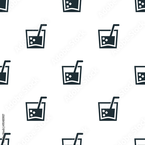 Glass of soda icon