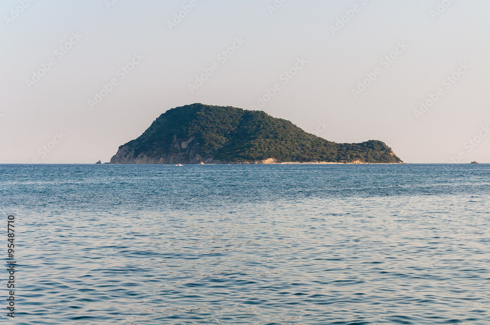 Marathonisi turtle island, Zakynthos, Greece Marathonisi turtle island, Zakynthos, Greece