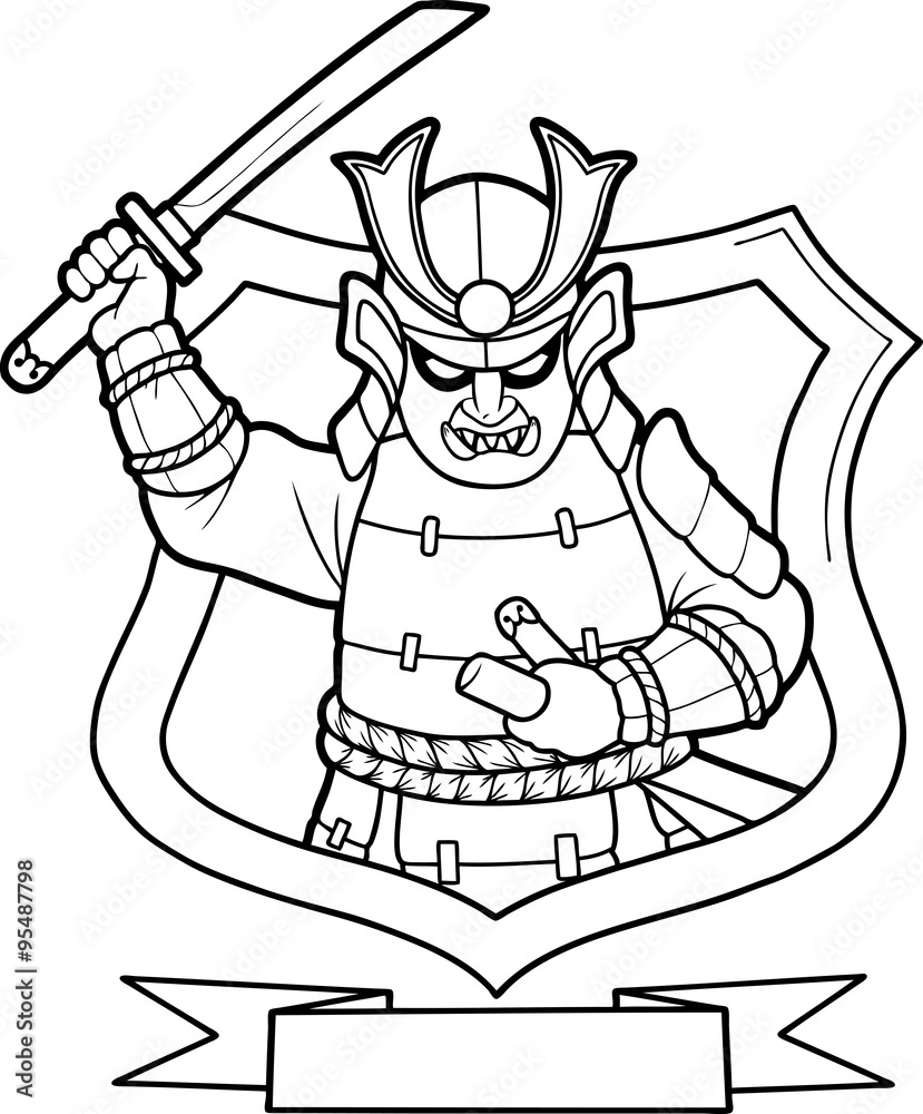 Fototapeta premium samurai 