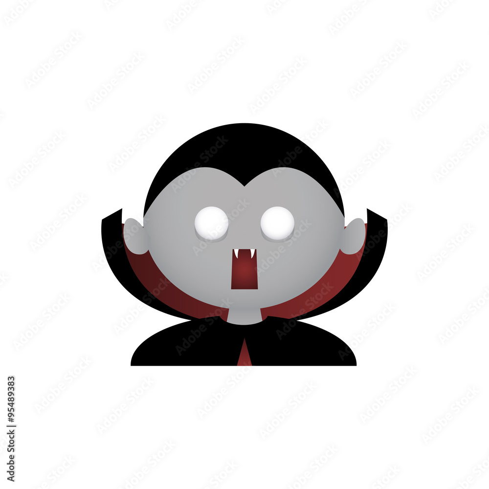 Naklejka premium Vampire Facial Expression