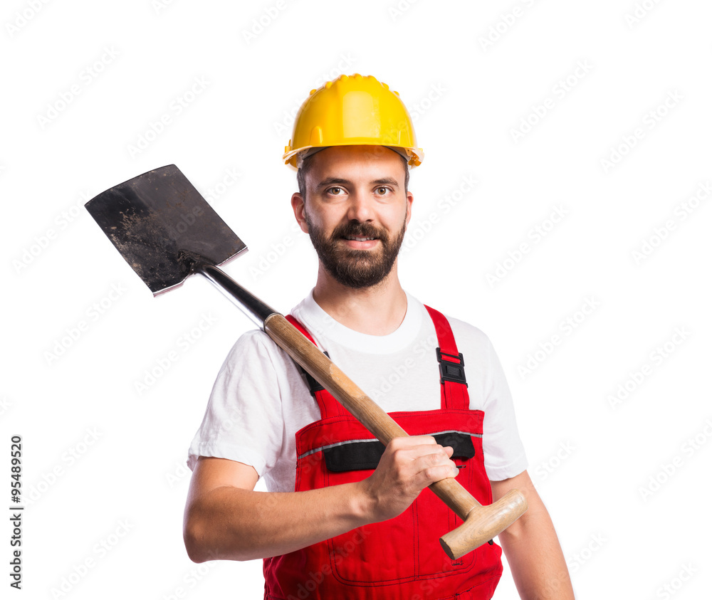Young handsome worker Young handsome worker