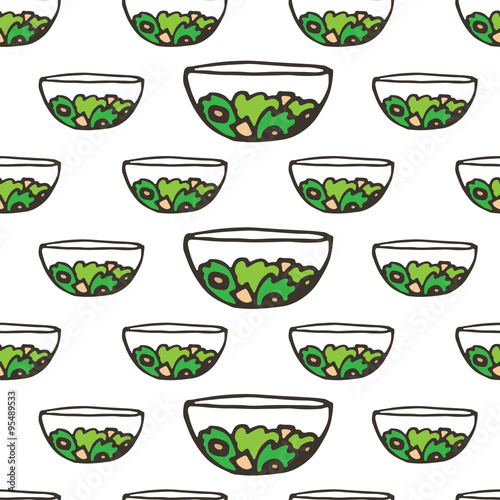 doodle food greek salad