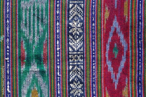 Thai silk fabric pattern