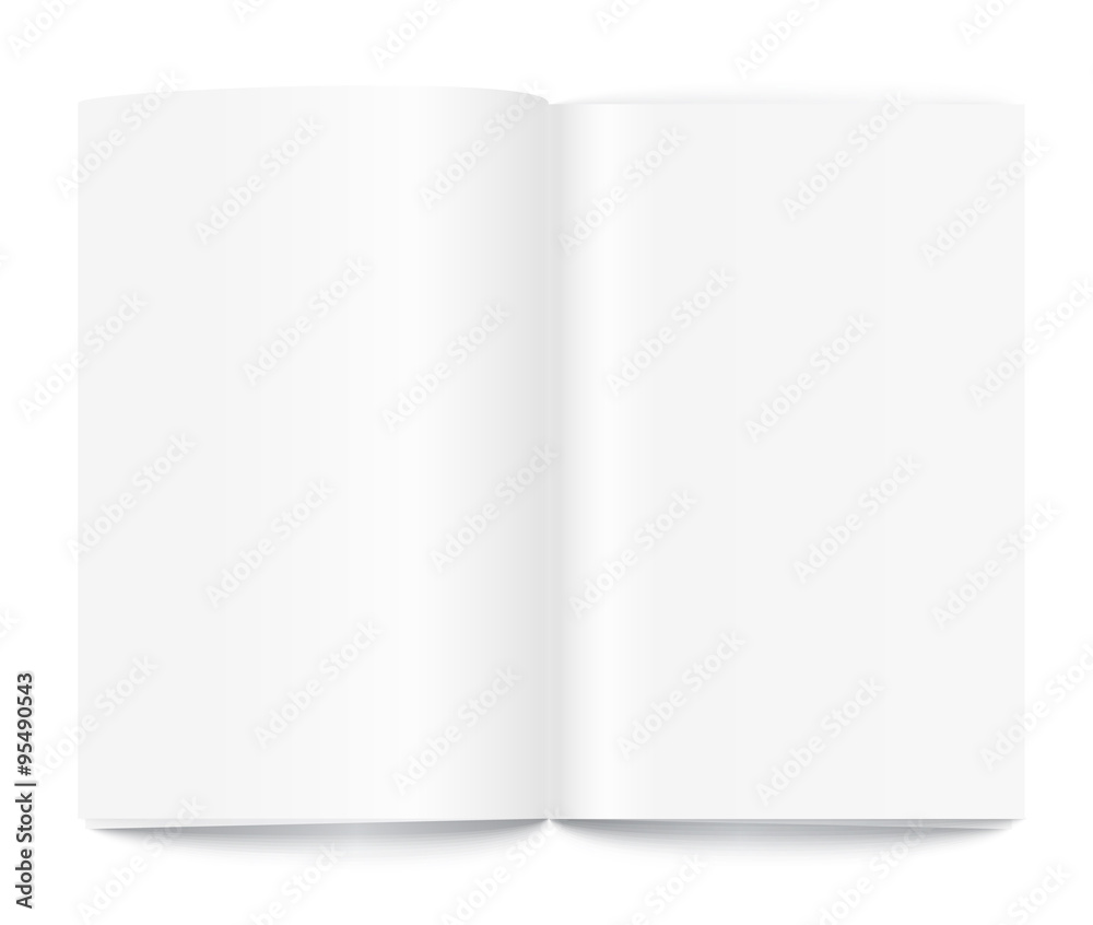 Open book page template. Ready for a content Open book page template. Ready for a content