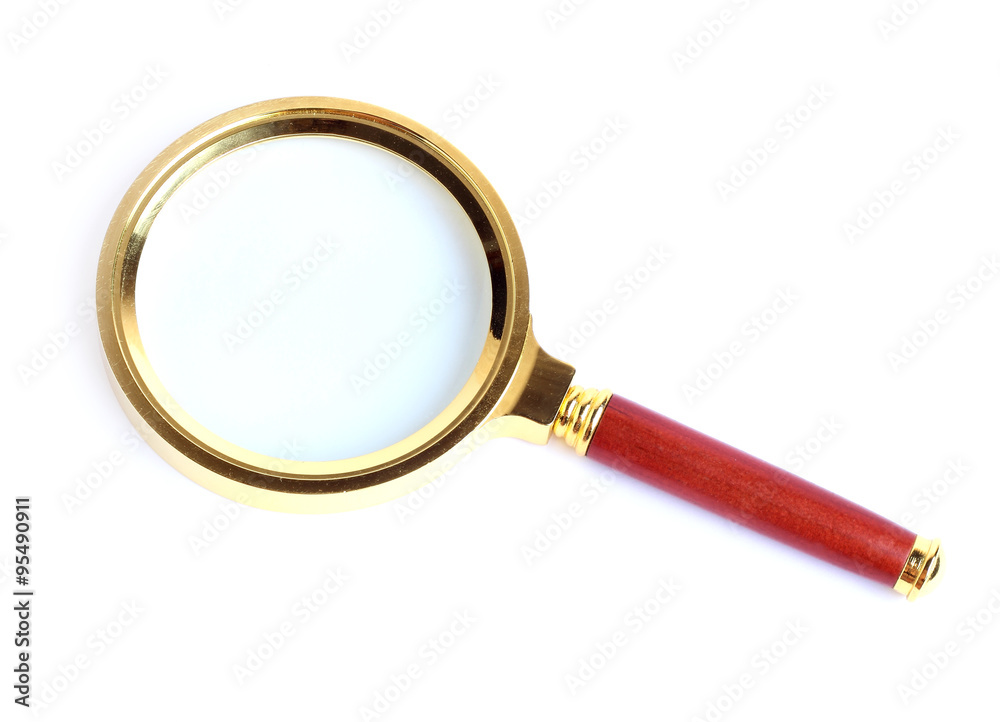 magnifying glass isolated white background
magnifying glass isolated white background