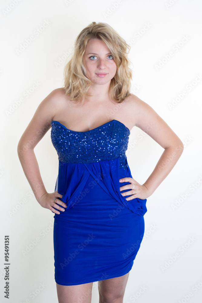 Sexy blond girl with blue eyes Sexy blond girl with blue eyes