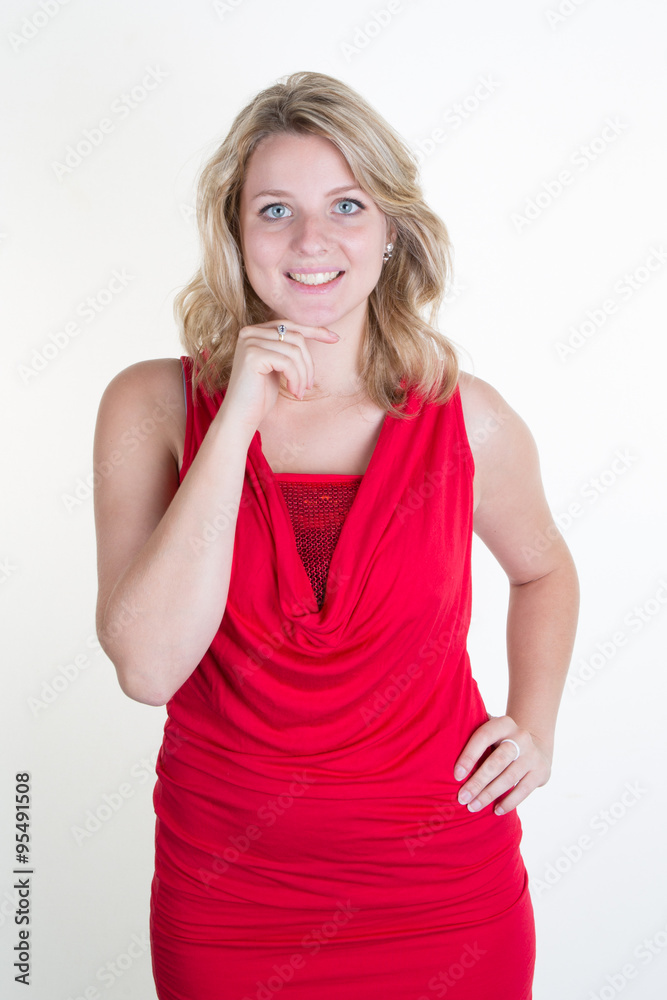 Blond and sexy young woman with blue eyes Blond and sexy young woman with blue eyes