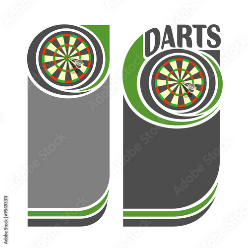 Background images for text on the theme of  darts