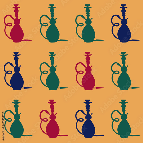 Hookah icon, illustration of hookah
