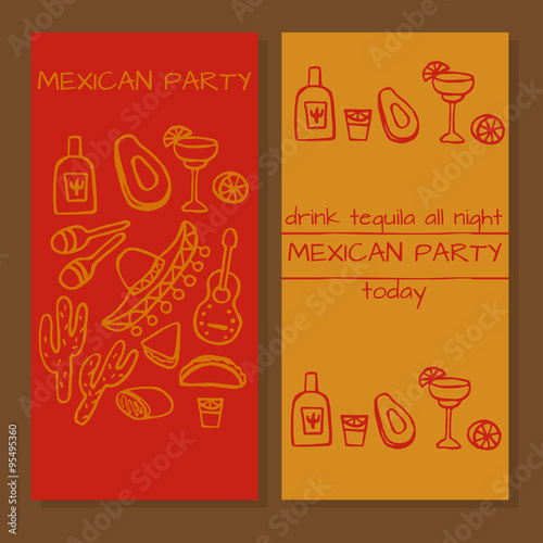 Tickets for mexican party