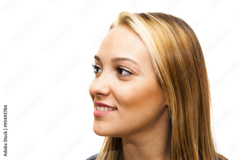 Portrait of Beautiful Young Woman Portrait of Beautiful Young Woman