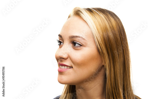 Portrait of Beautiful Young Woman