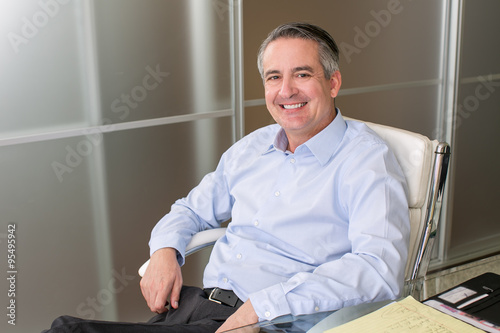 Business man in office