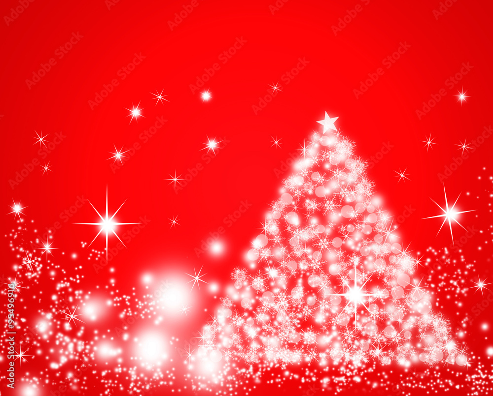 Red christmas background Red christmas background