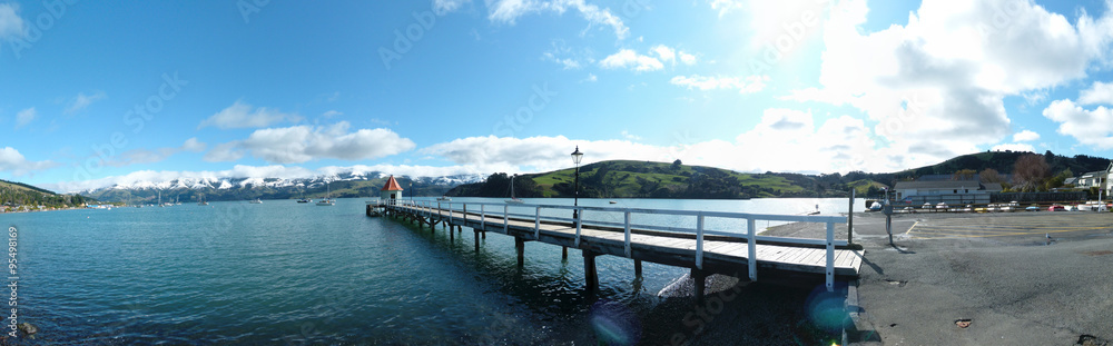 Die Bucht von Akaroa