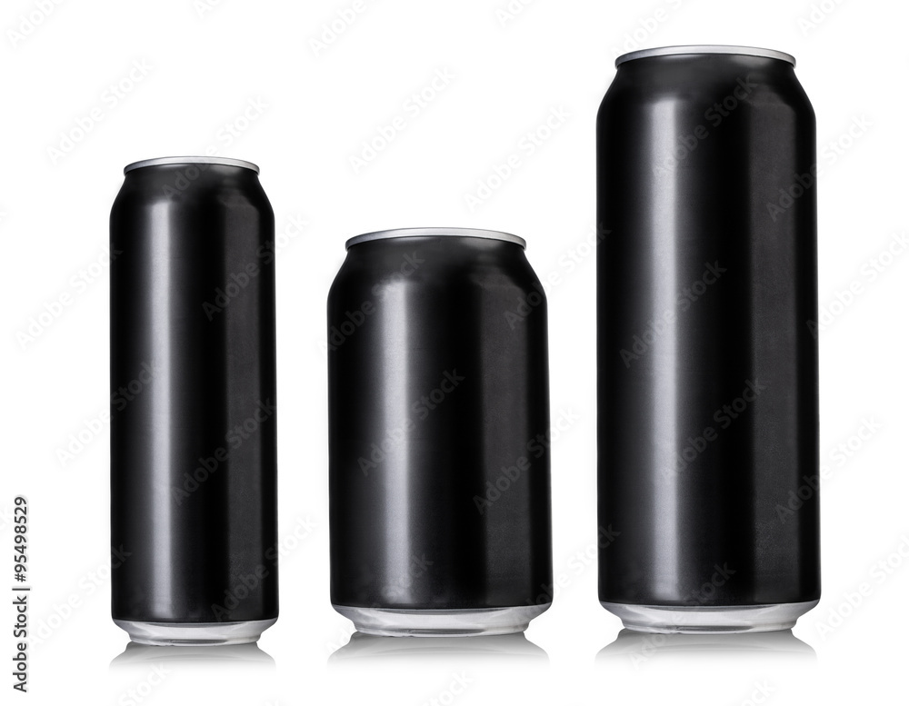 Black beer cans Black beer cans