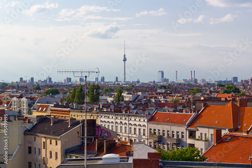 Obraz na płótnie Über den Dächern Berlins w salonie