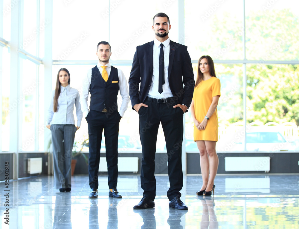 Group portrait of a professional business team Group portrait of a professional business team
