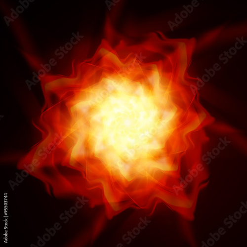Abstract fire flames