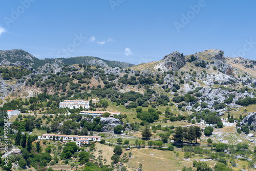 White village Grazalema in Andalucia