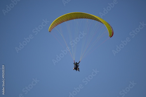 Paragliding ahead
