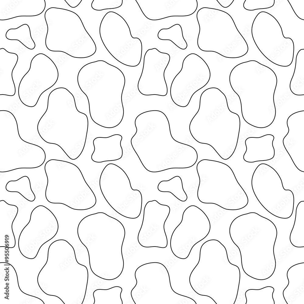 Coloring book - giraffe seamless pattern Coloring book - giraffe seamless pattern