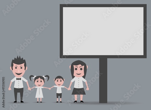 doll happy family and billboard