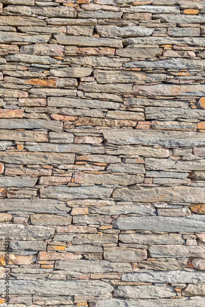 Fototapeta premium Grunge natural stone brick wall texture background