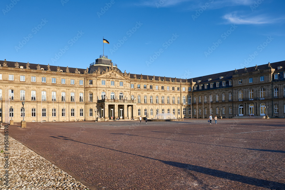 Obraz premium Neues Schloss Stuttgart