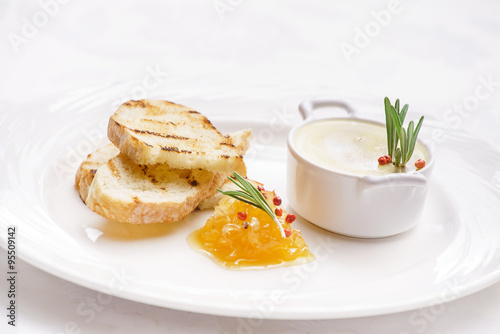 pate with toast