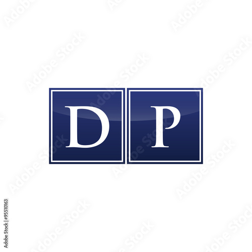 Letter Initial Logo DP