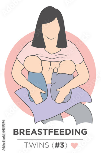 #3 Back Lying - Breastfeeding Position - Mother Lying on Her Back While Feeding a Sweet Newborn Baby with her Nourishing Nipple