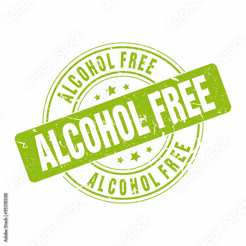 Vector Alcohol Free stamp