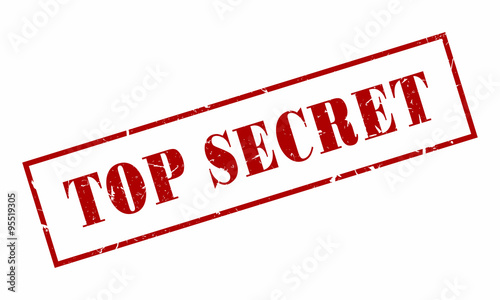 Vector Top Secret Rubber stamp