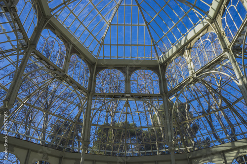 Crystal Palace in the Retiro park Madrid  Spain