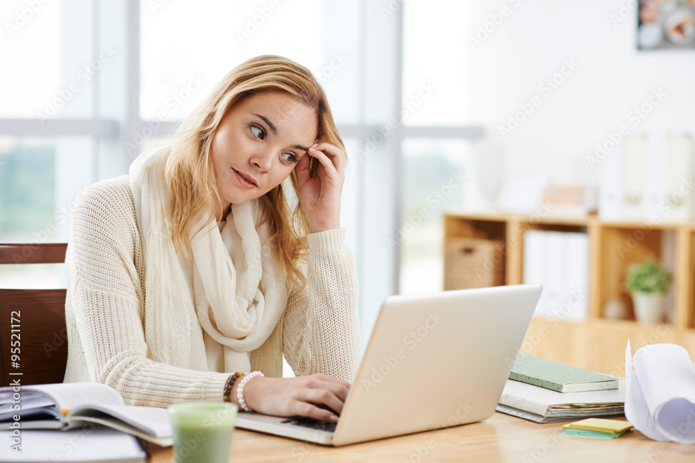 Obraz premium Writers block